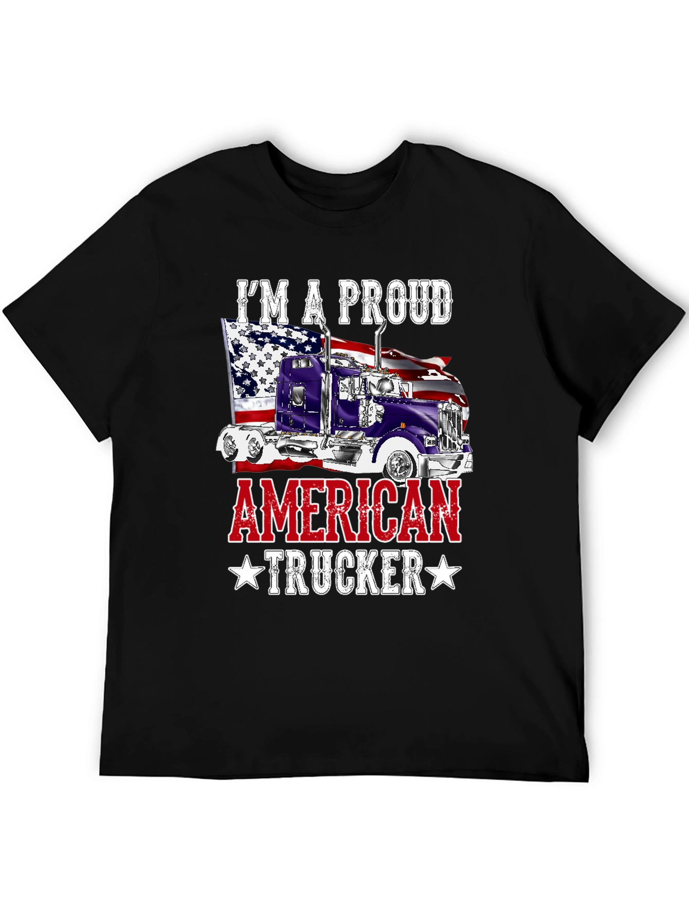 Proud American Trucker T-Shirt