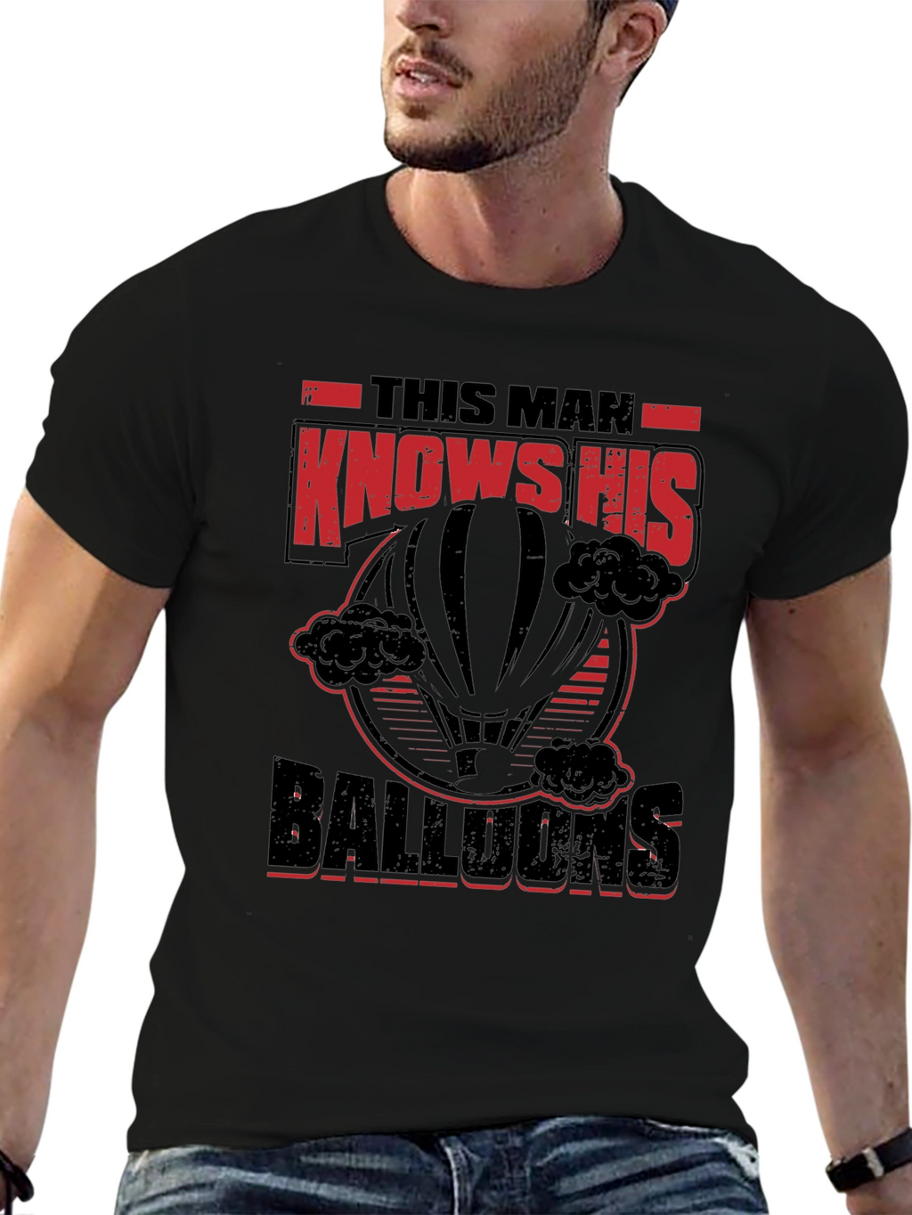 This Man Knows His Balloons Graphic T-Shirt