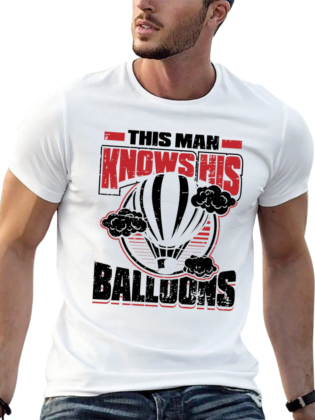 This Man Knows His Balloons Graphic T-Shirt
