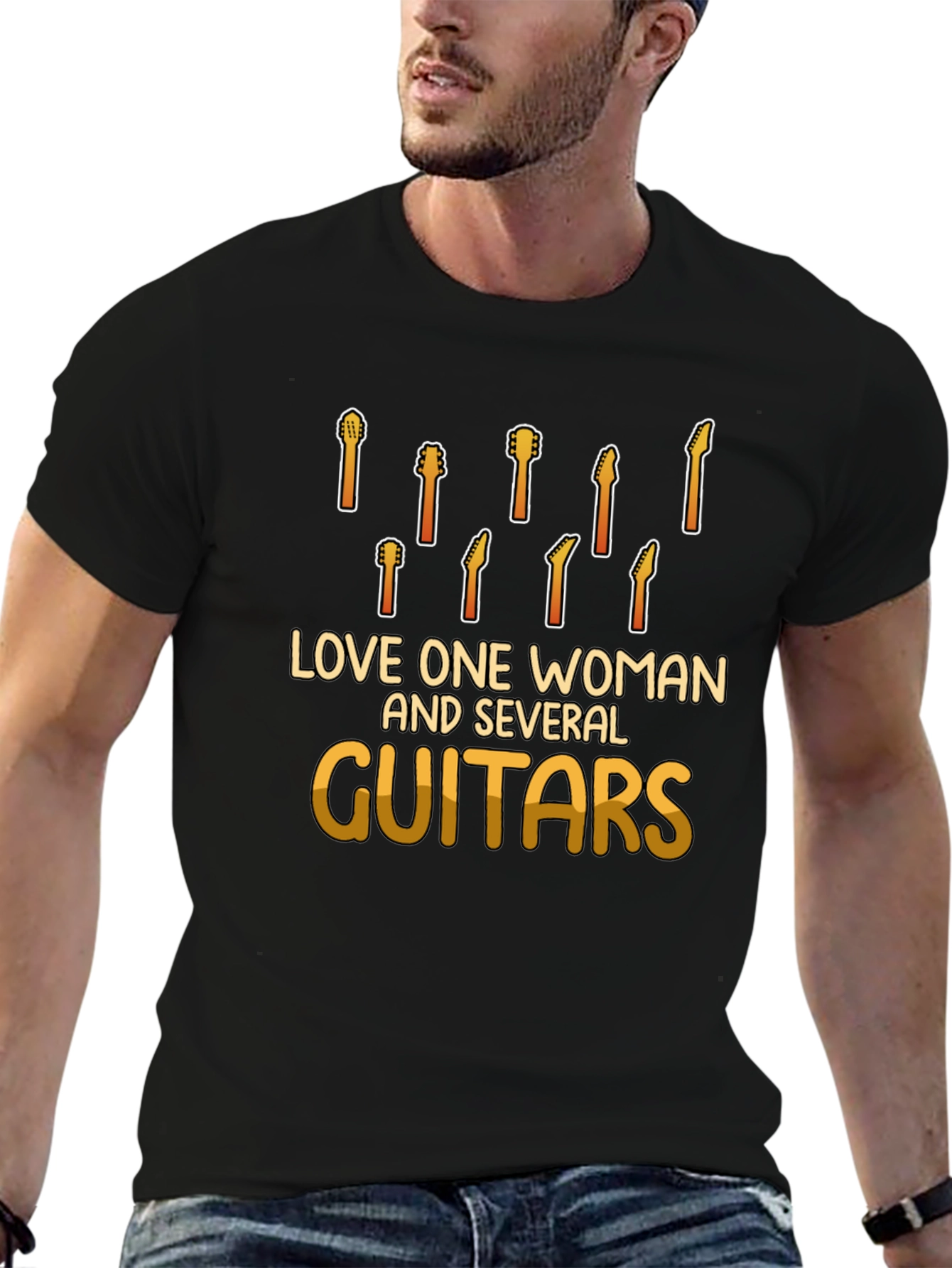 Love One Woman & Several Guitars Graphic Tee