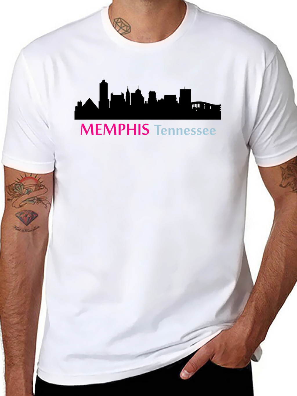 Memphis Tennessee Skyline Graphic T-Shirt