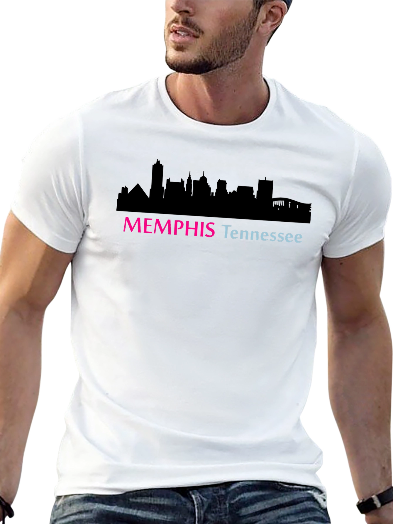 Memphis Tennessee Skyline Graphic T-Shirt