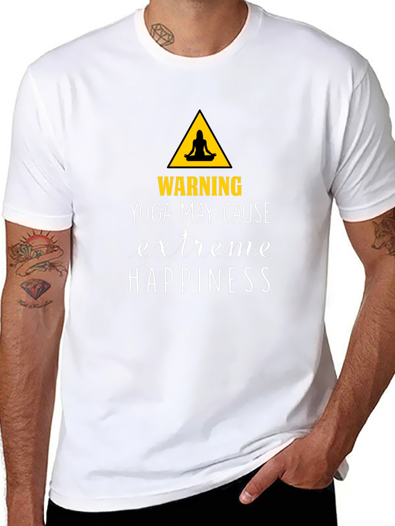 Yoga May Cause Extreme Happiness Graphic Tee