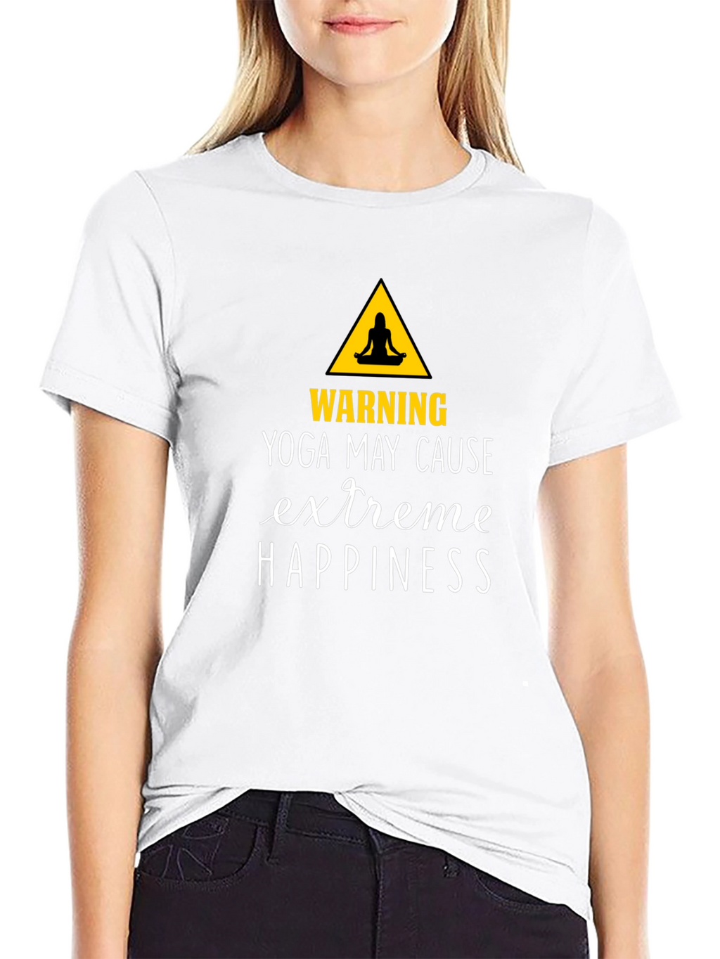 Yoga May Cause Extreme Happiness Graphic Tee