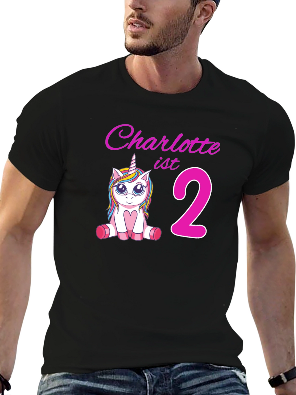 Charlottes 2nd Birthday Unicorn T-Shirt