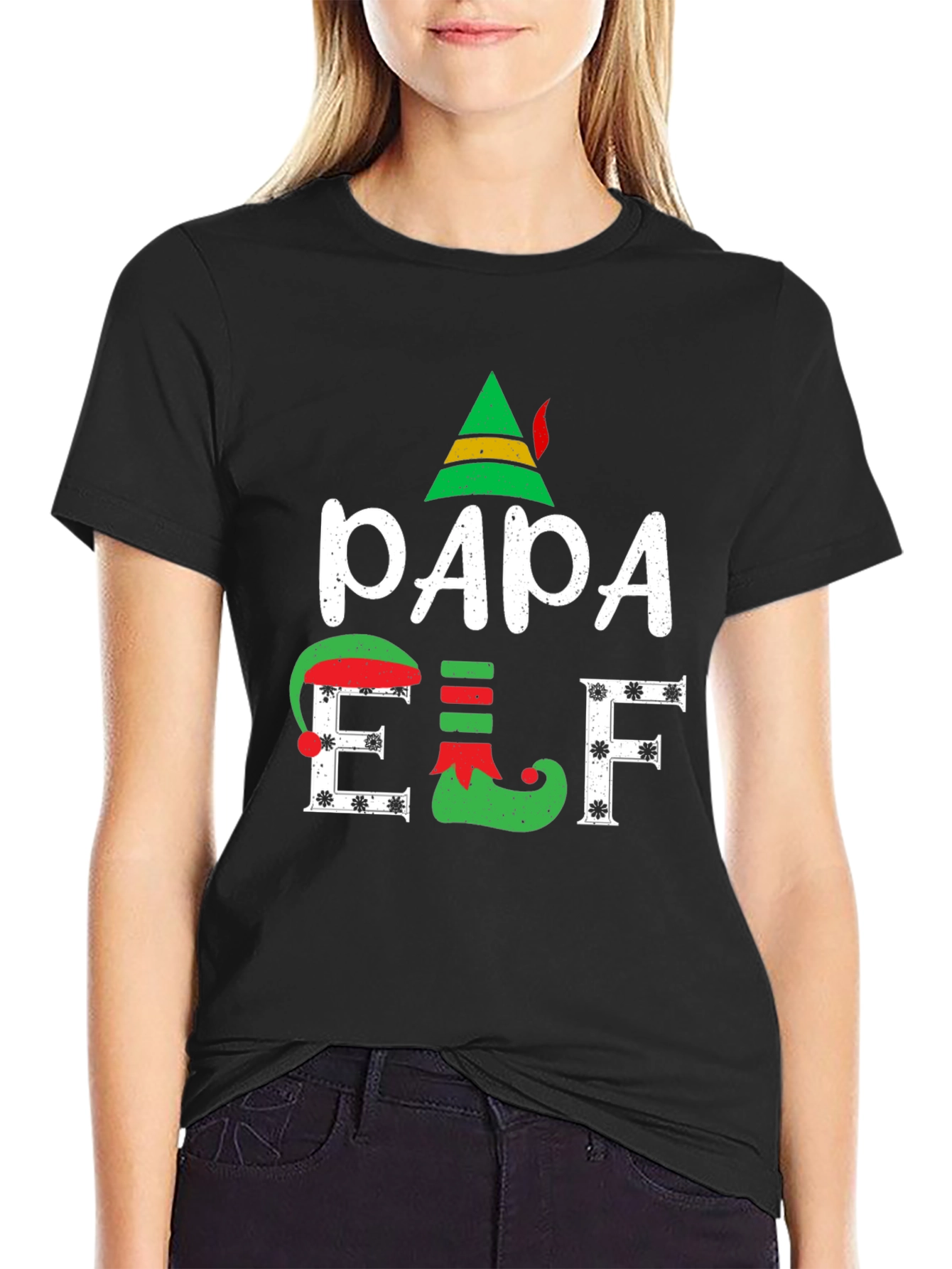 Papa Elf Christmas T-Shirt