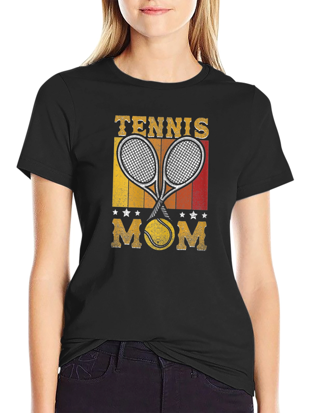 Tennis Mom Graphic Tee - Stylish Comfort Fit