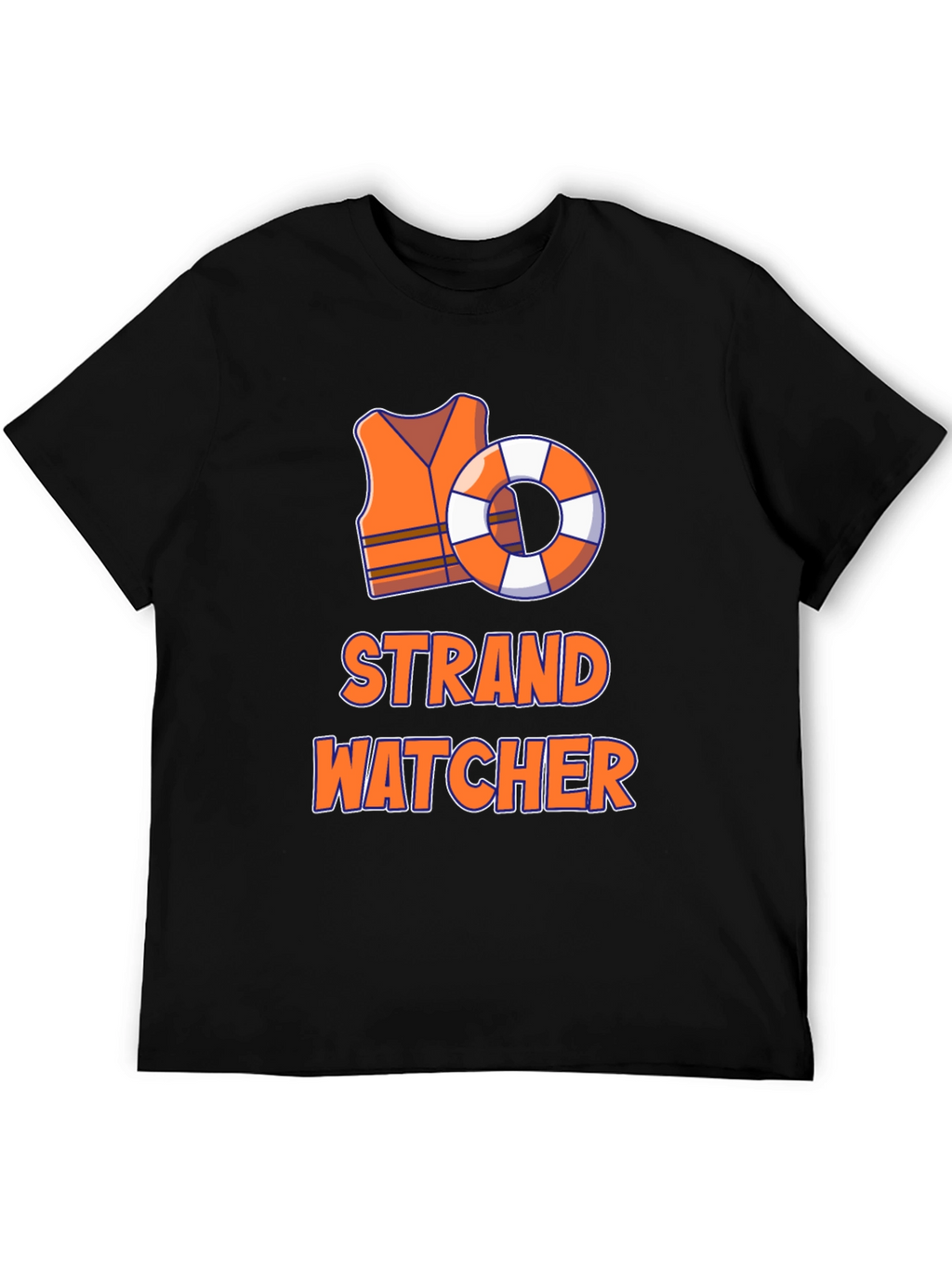 Strand Watcher T-Shirt - Lifeguard Beach Tee