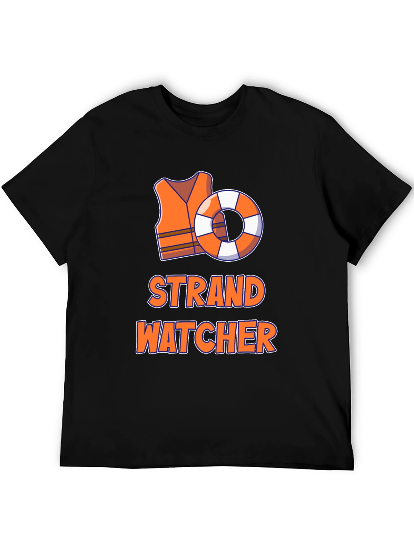 Strand Watcher T-Shirt - Lifeguard Beach Tee