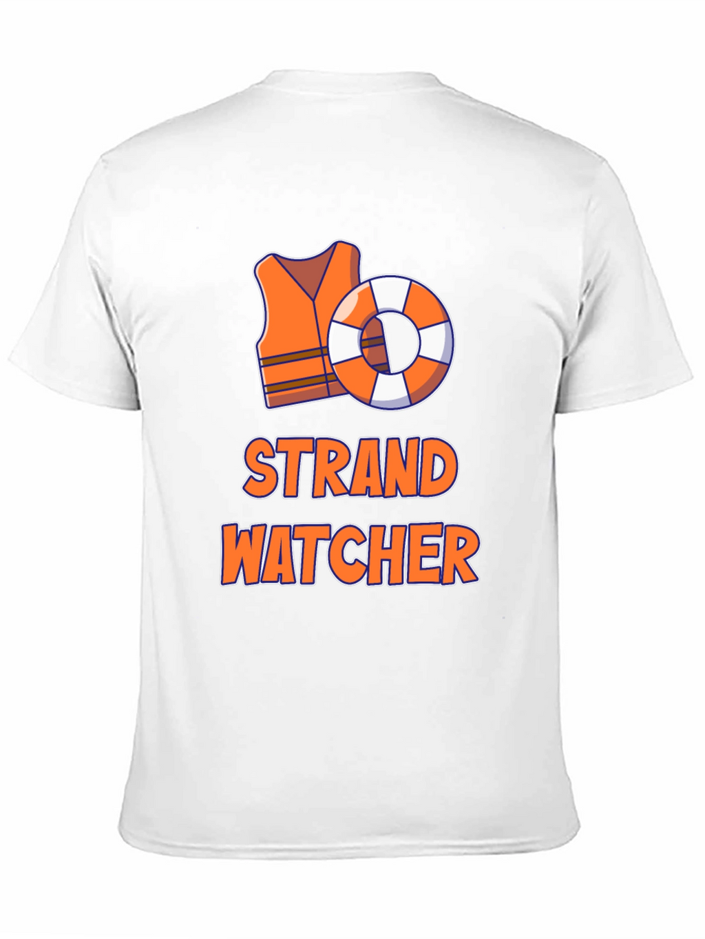 Strand Watcher T-Shirt - Lifeguard Beach Tee