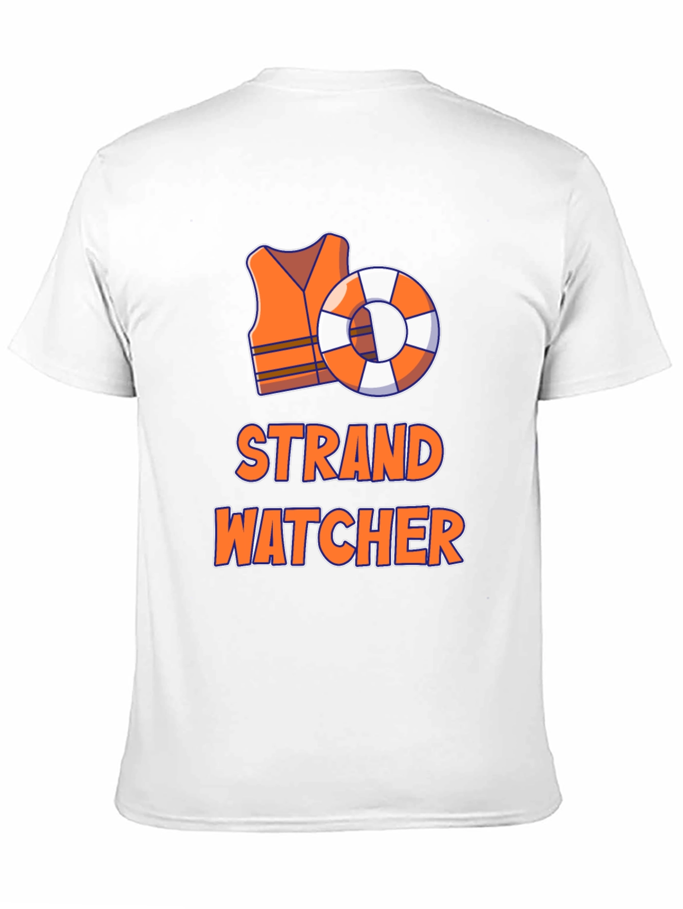 Strand Watcher T-Shirt - Lifeguard Beach Tee