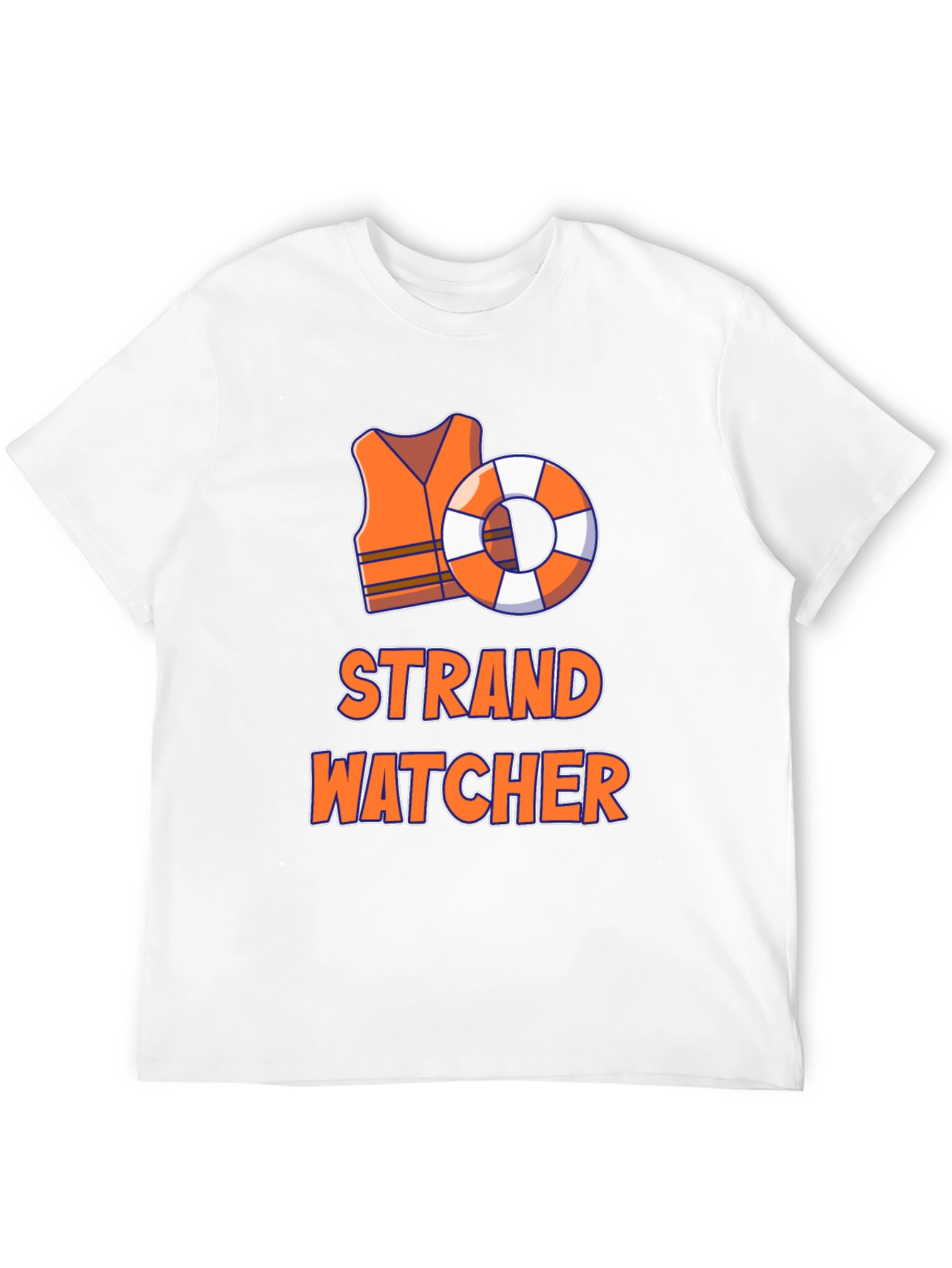 Strand Watcher T-Shirt - Lifeguard Beach Tee