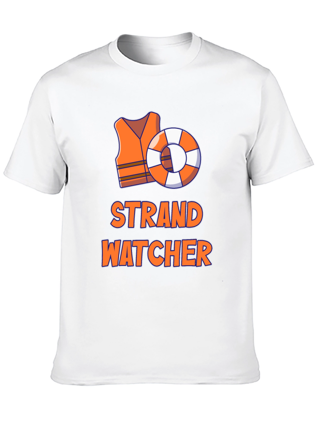 Strand Watcher T-Shirt - Lifeguard Beach Tee