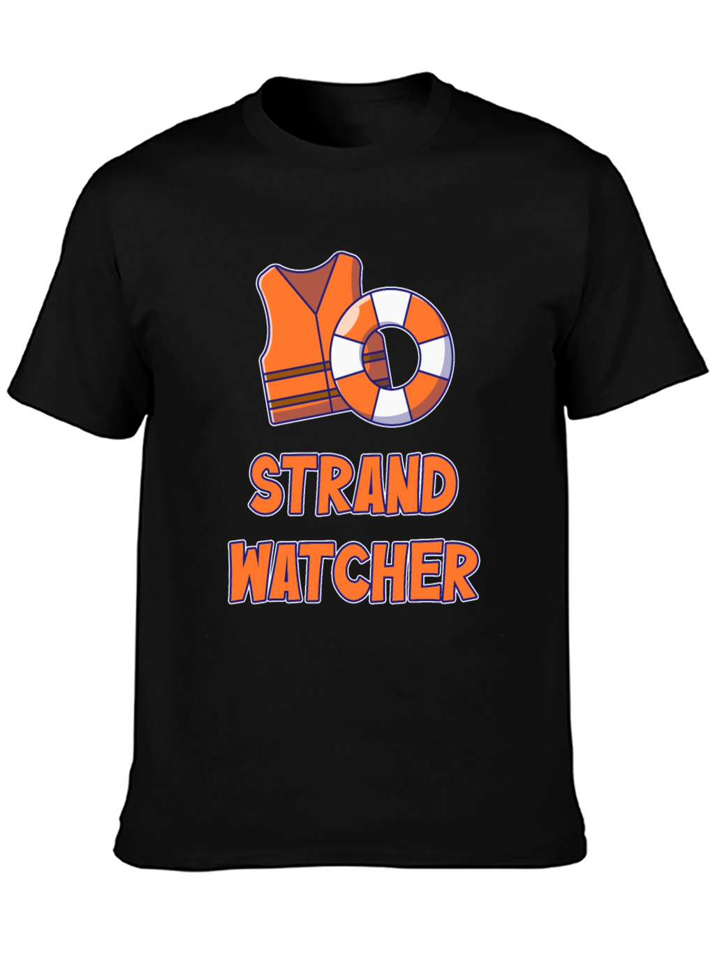 Strand Watcher T-Shirt - Lifeguard Beach Tee