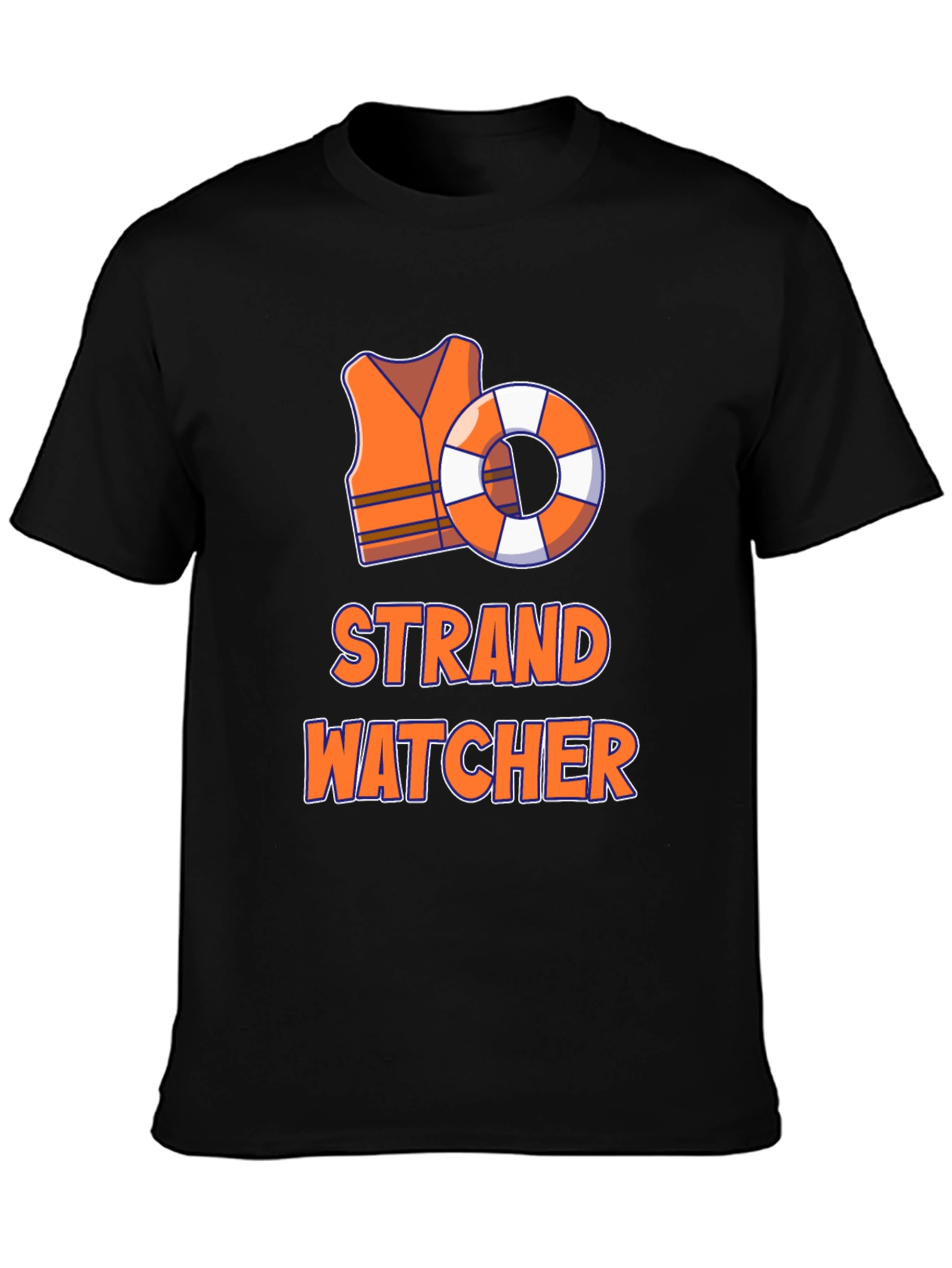 Strand Watcher T-Shirt - Lifeguard Beach Tee