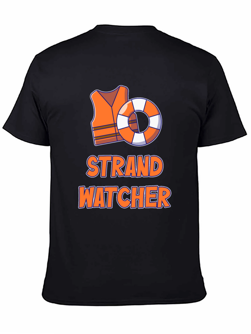 Strand Watcher T-Shirt - Lifeguard Beach Tee