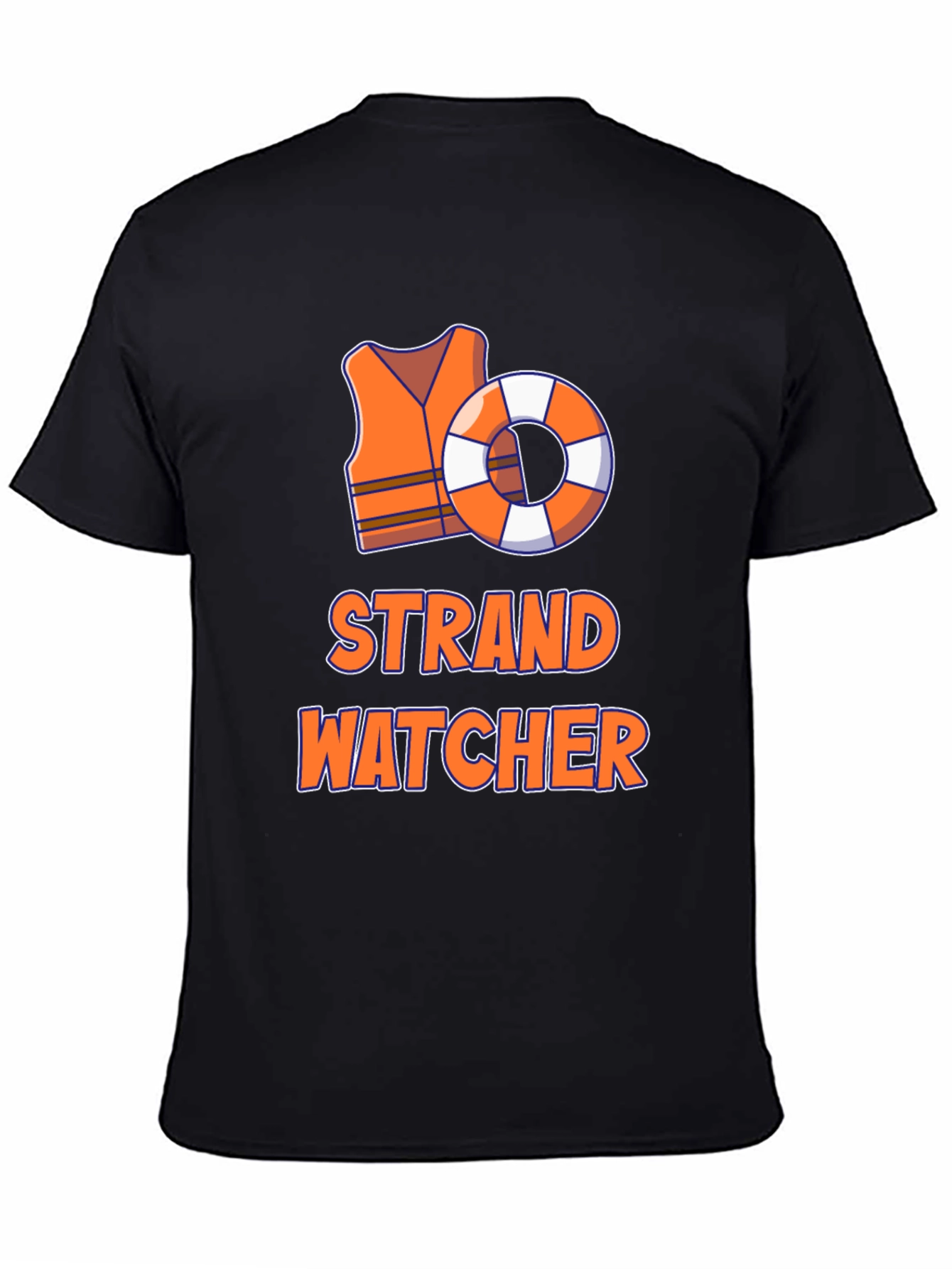 Strand Watcher T-Shirt - Lifeguard Beach Tee