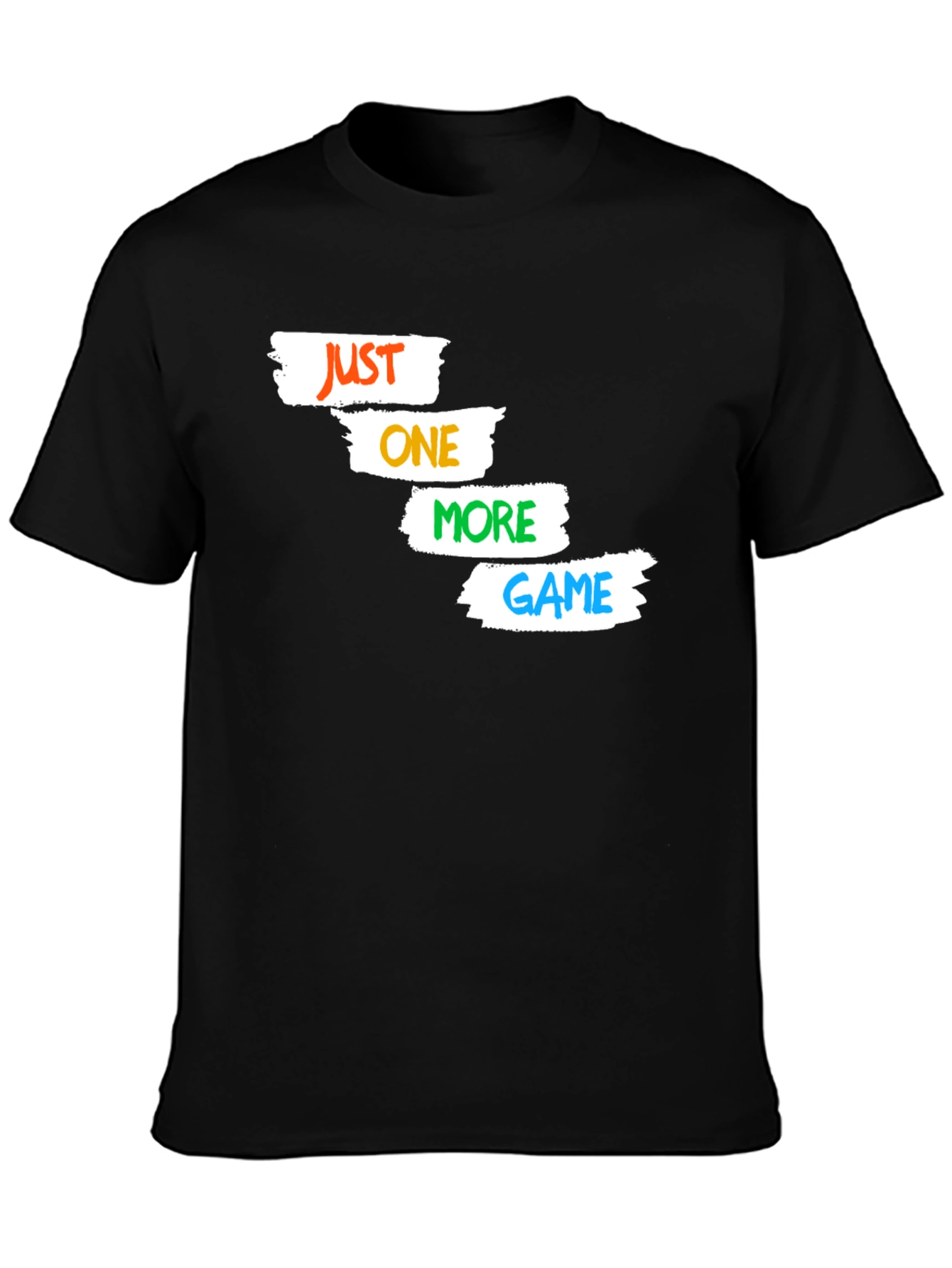 Just One More Game Black T-Shirt