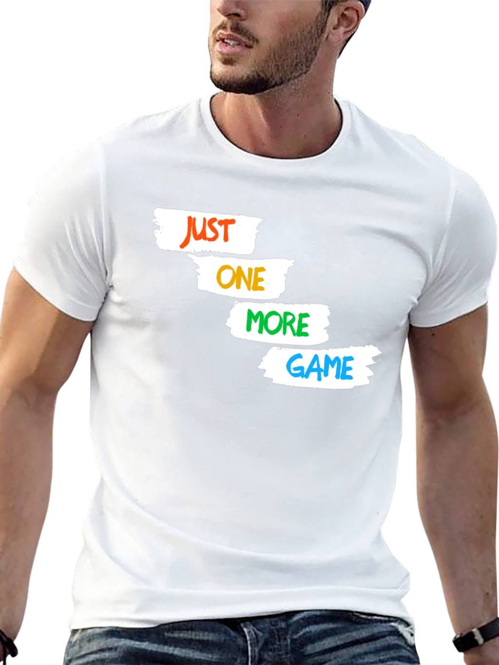 Just One More Game Black T-Shirt