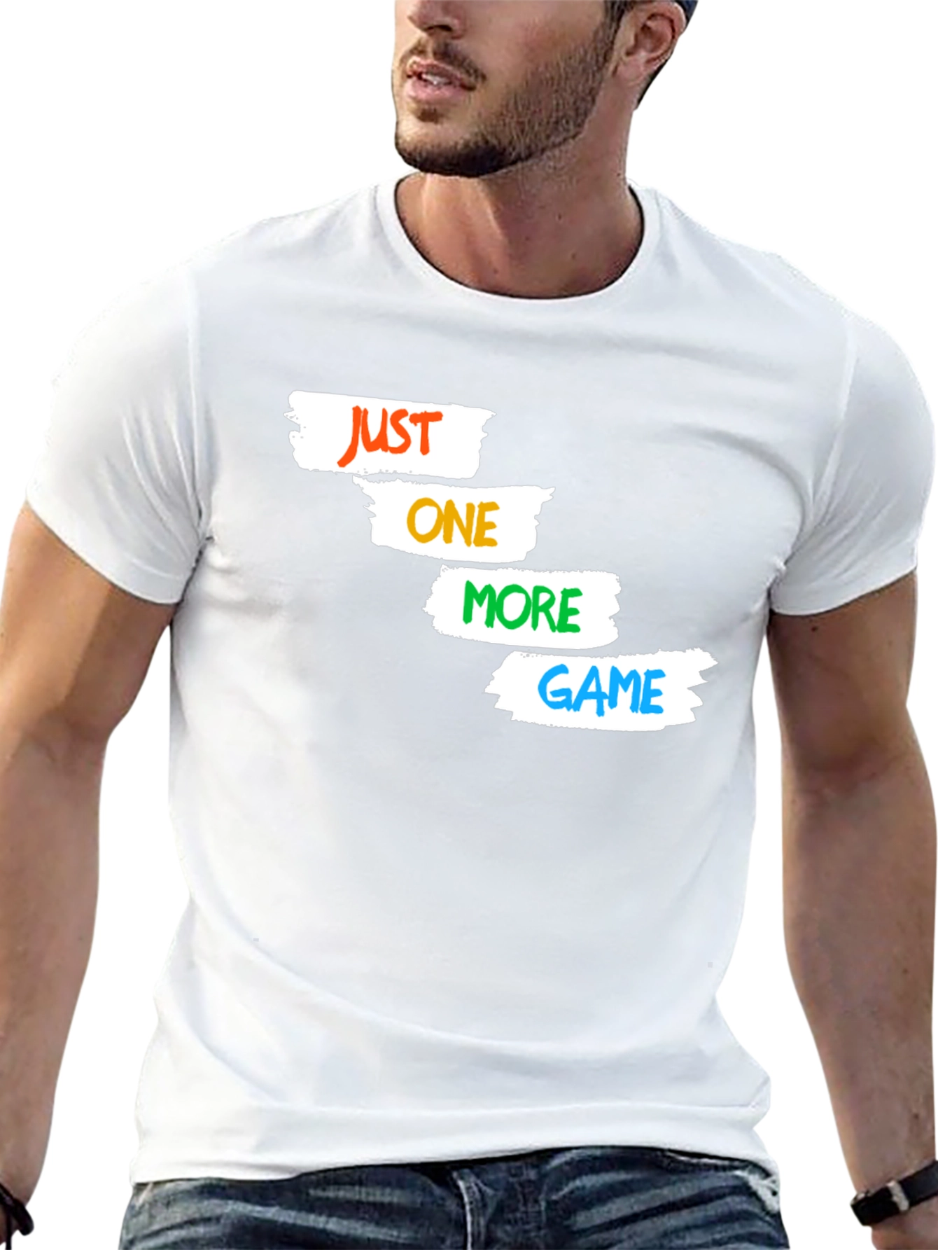 Just One More Game Black T-Shirt
