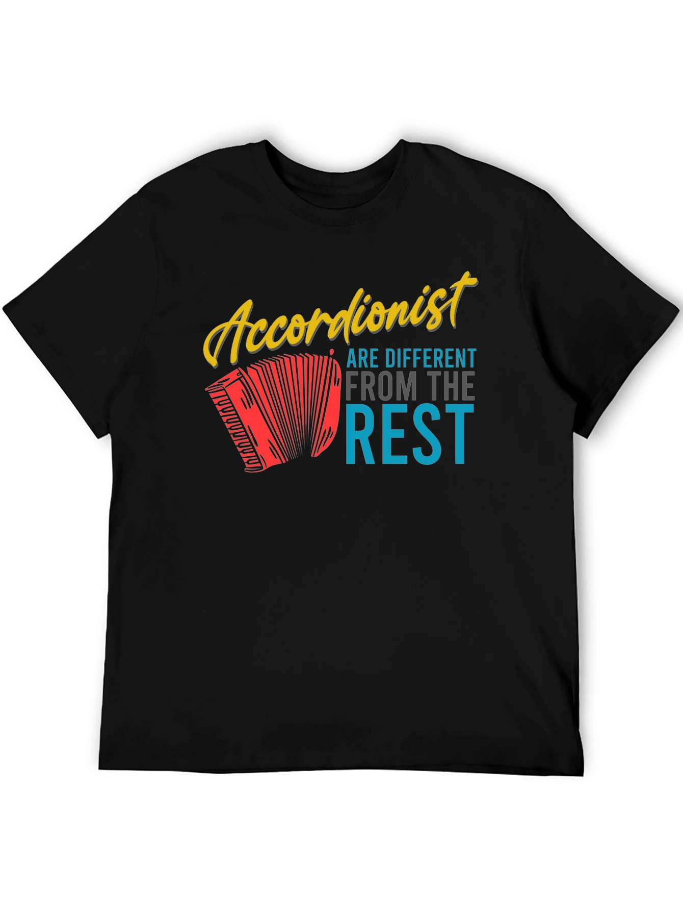 Accordionist Different from the Rest Graphic Tee