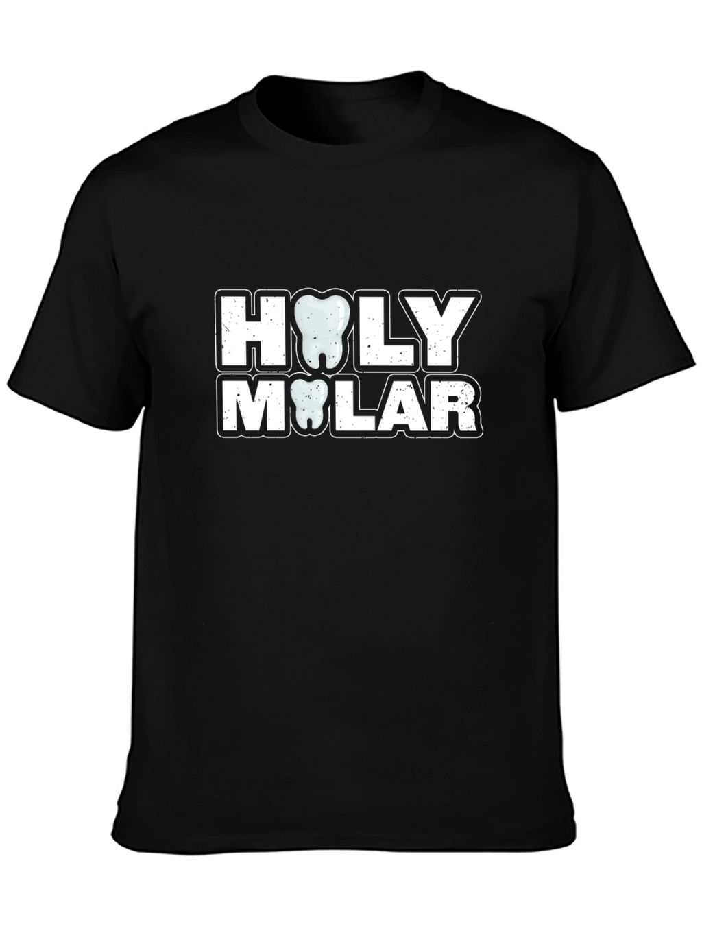 Holy Molar Black T-Shirt - Dentist Apparel