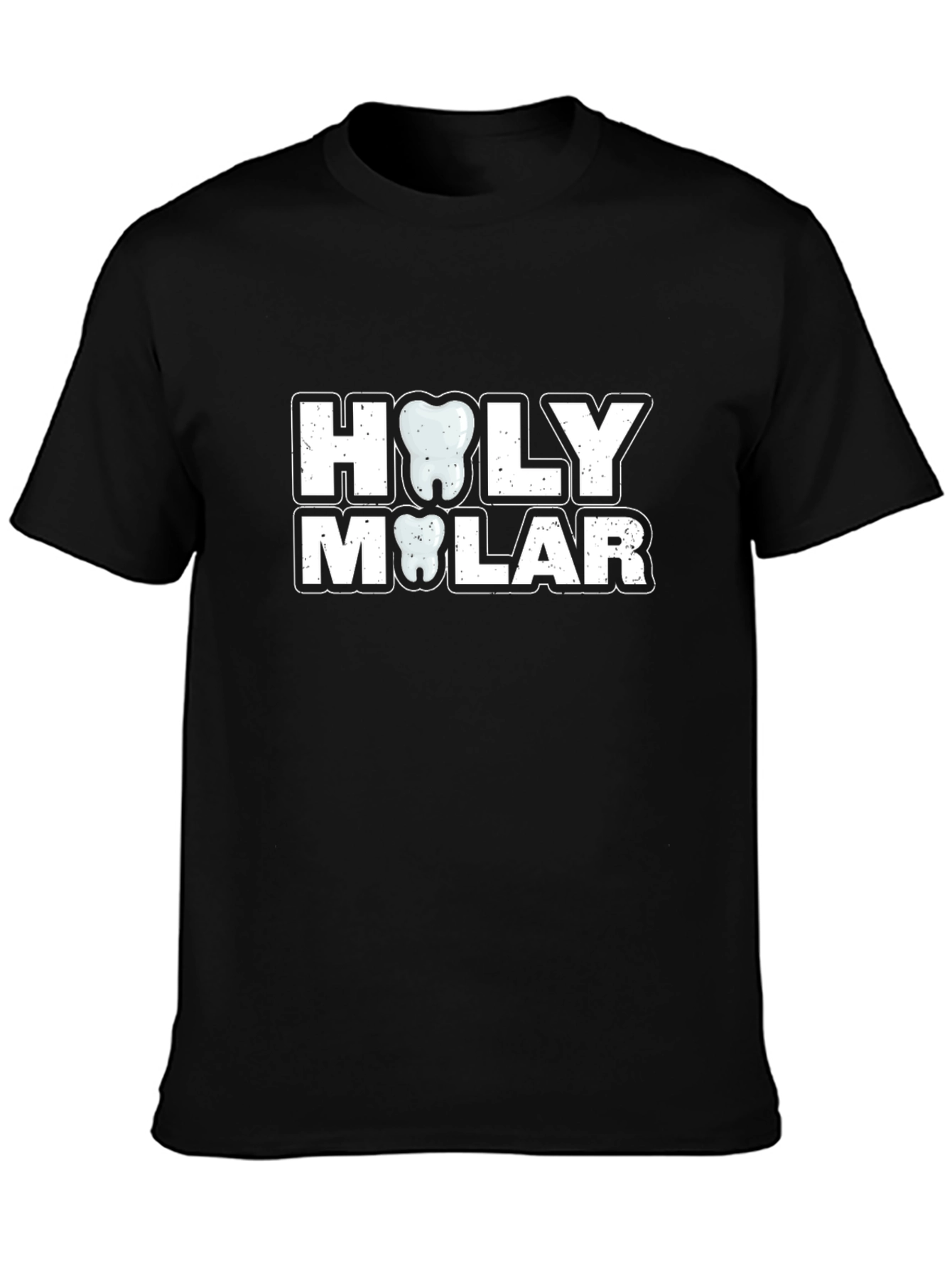 Holy Molar Black T-Shirt - Dentist Apparel