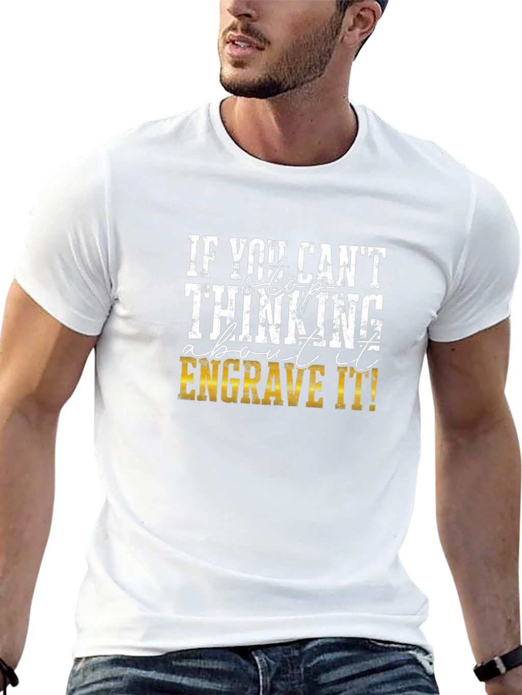 Engrave It! Graphic T-Shirt for Creative Thinkers