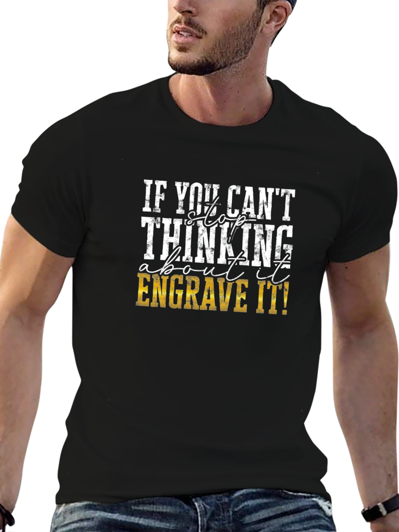 Engrave It! Graphic T-Shirt for Creative Thinkers