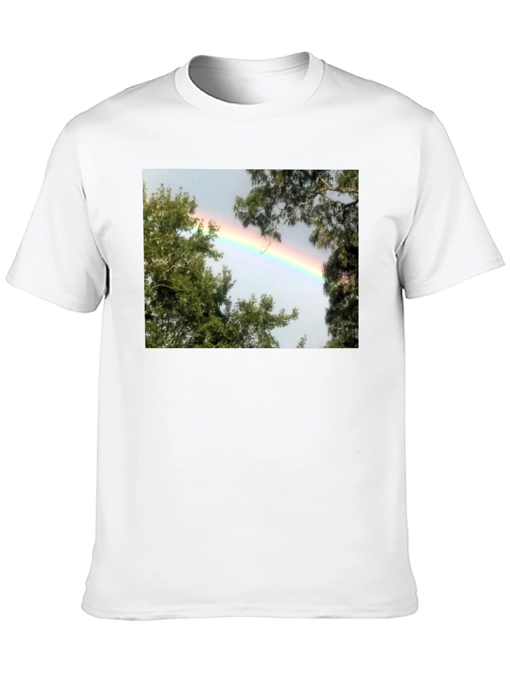 Rainbow Graphic Tee - Nature Inspired Design