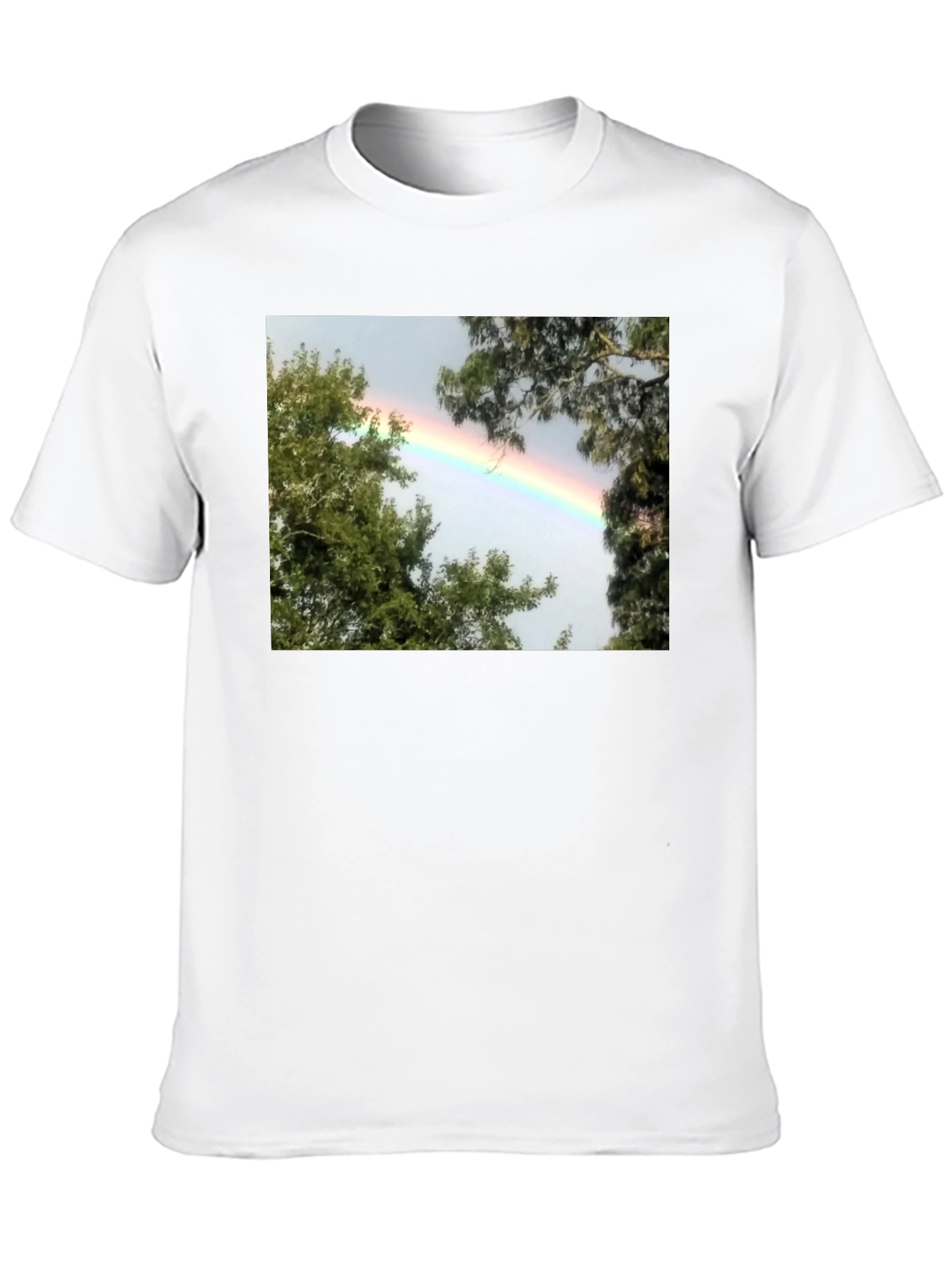 Rainbow Graphic Tee - Nature Inspired Design