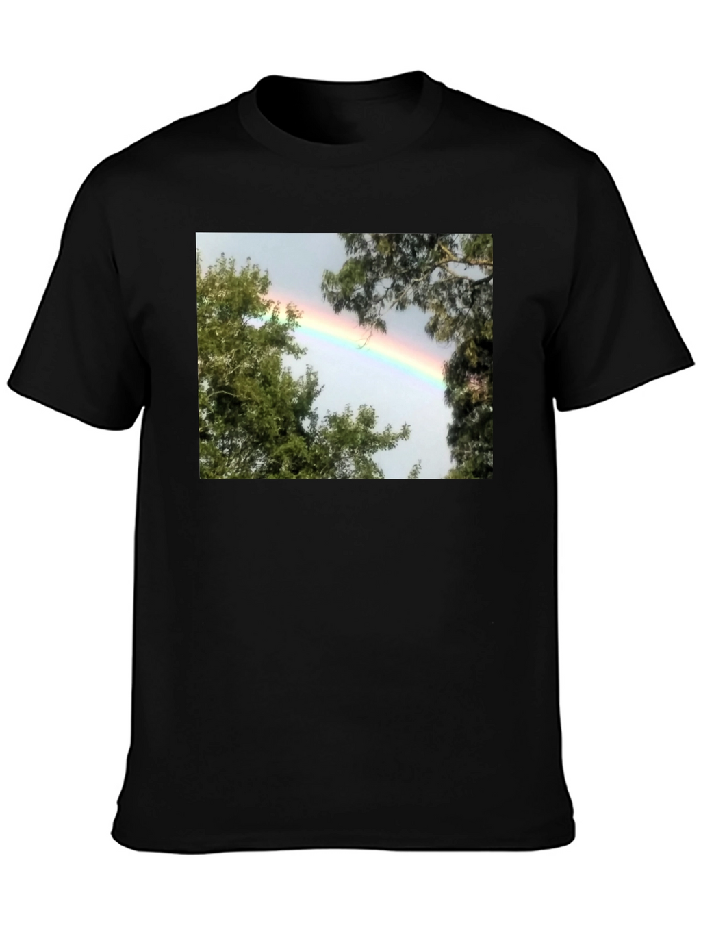 Rainbow Graphic Tee - Nature Inspired Design