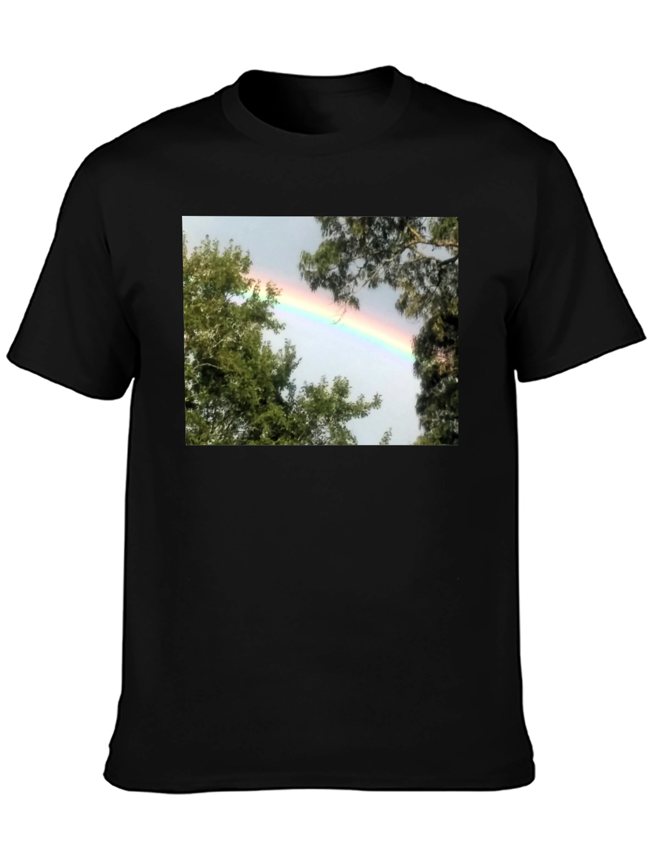Rainbow Graphic Tee - Nature Inspired Design