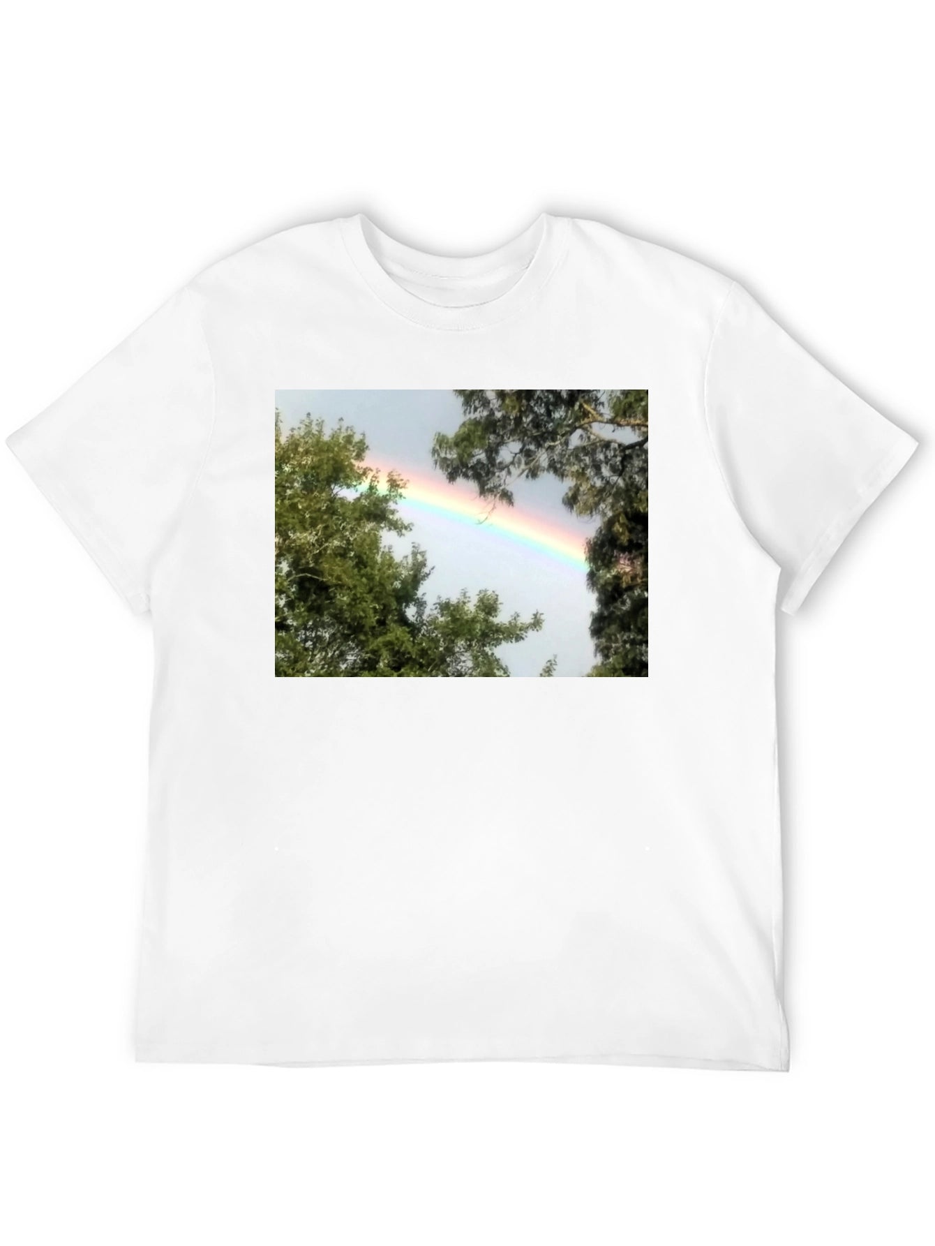 Rainbow Graphic Tee - Nature Inspired Design