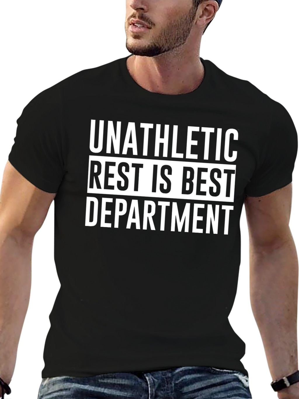 Unathletic Rest is Best Graphic Tee