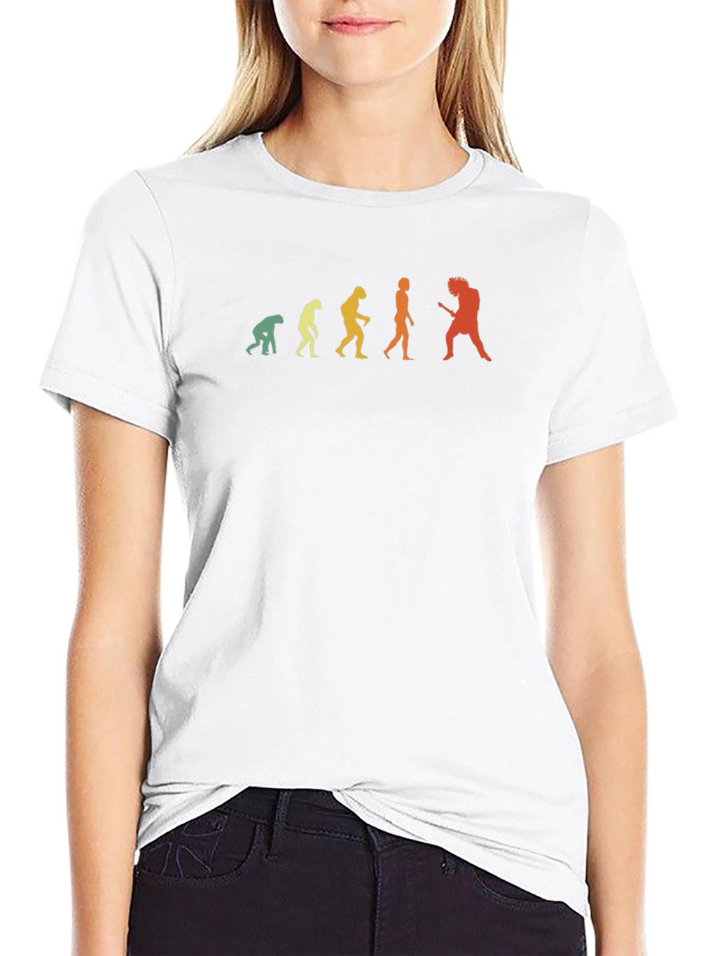 Evolution of Rock T-Shirt - Black Graphic Tee