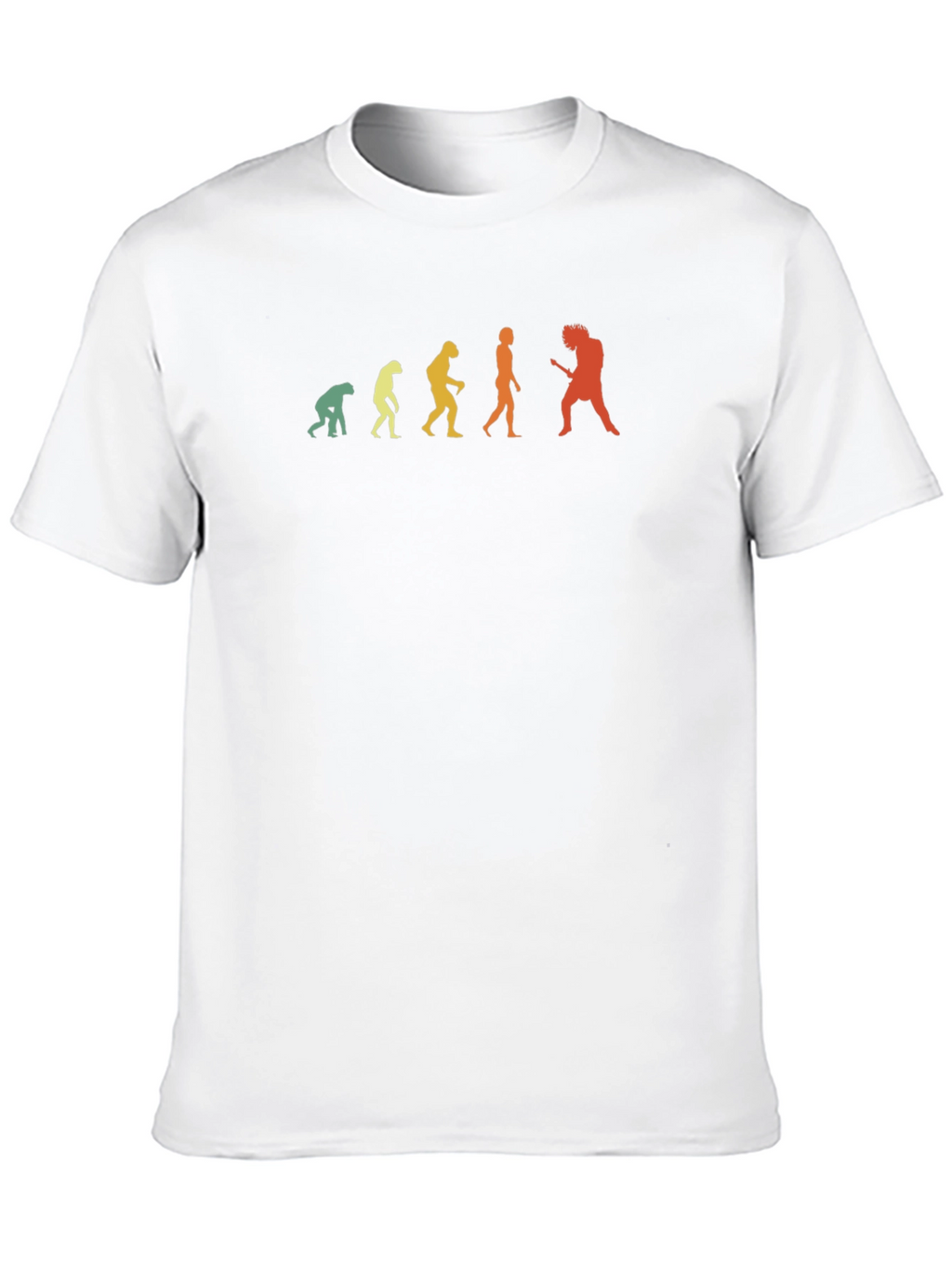 Evolution of Rock T-Shirt - Black Graphic Tee