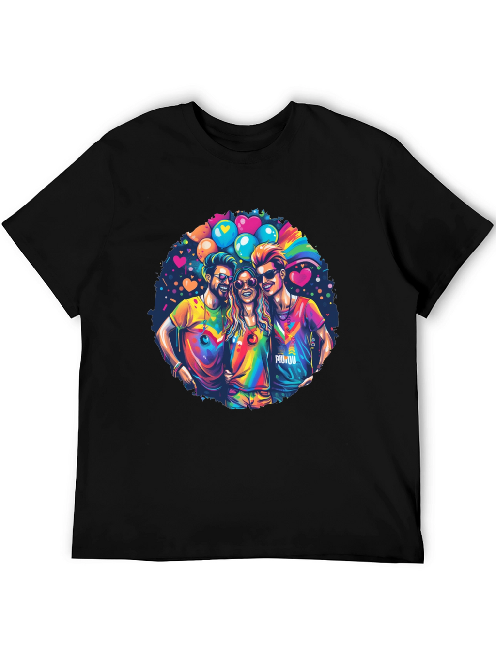 Rainbow Pride Friends Graphic T-Shirt