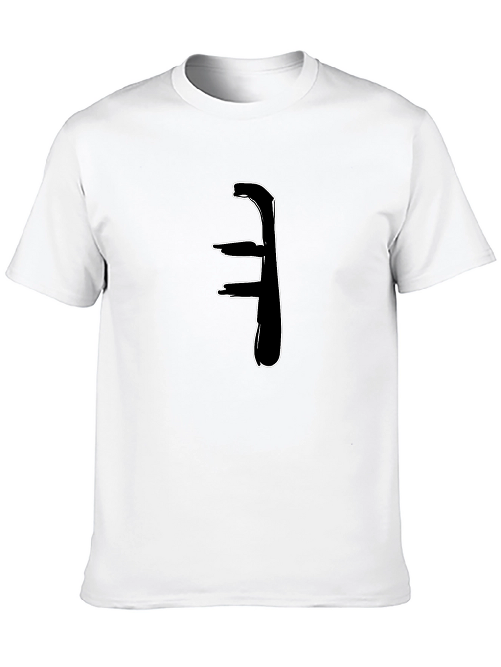 Abstract Black T-Shirt