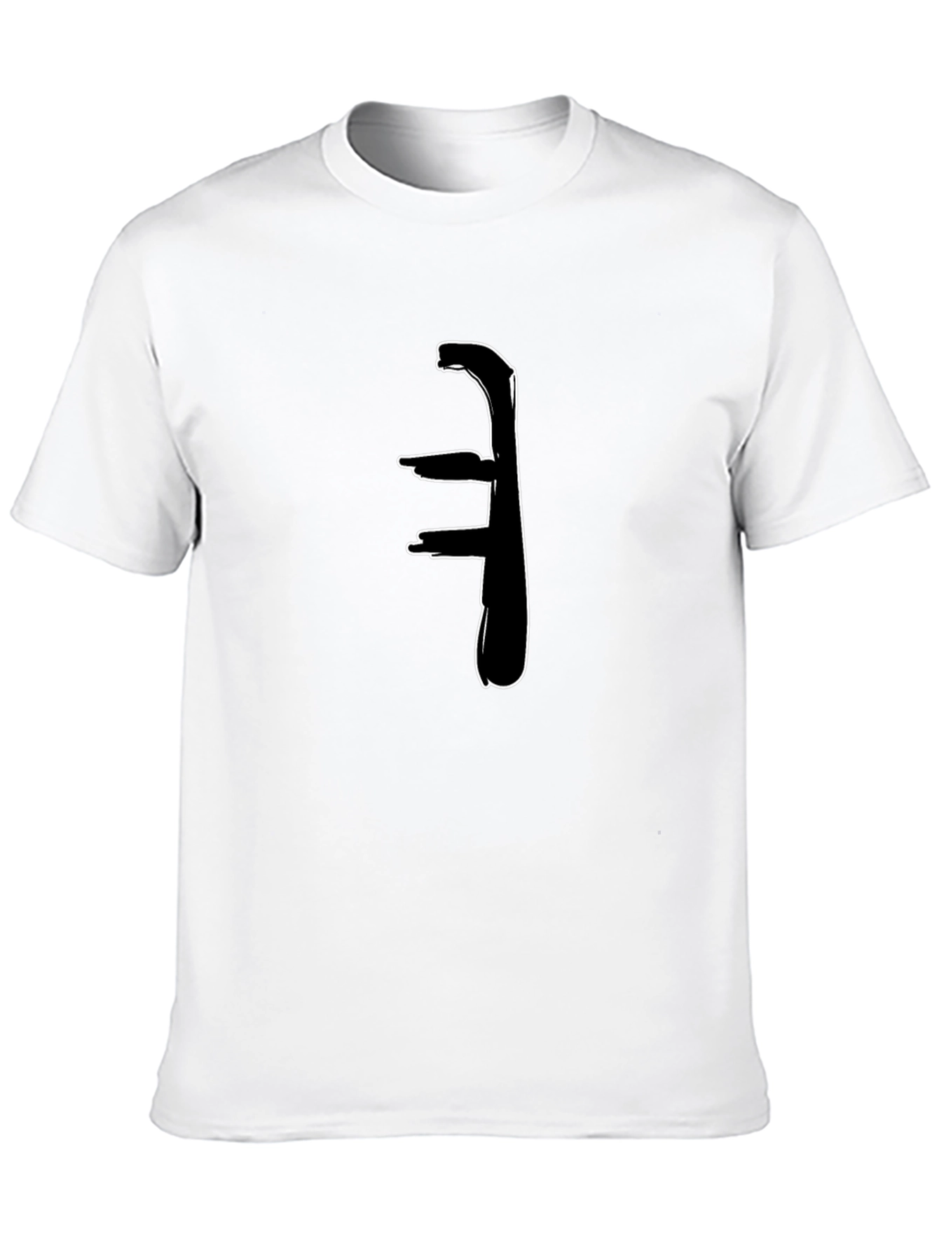 Abstract Black T-Shirt