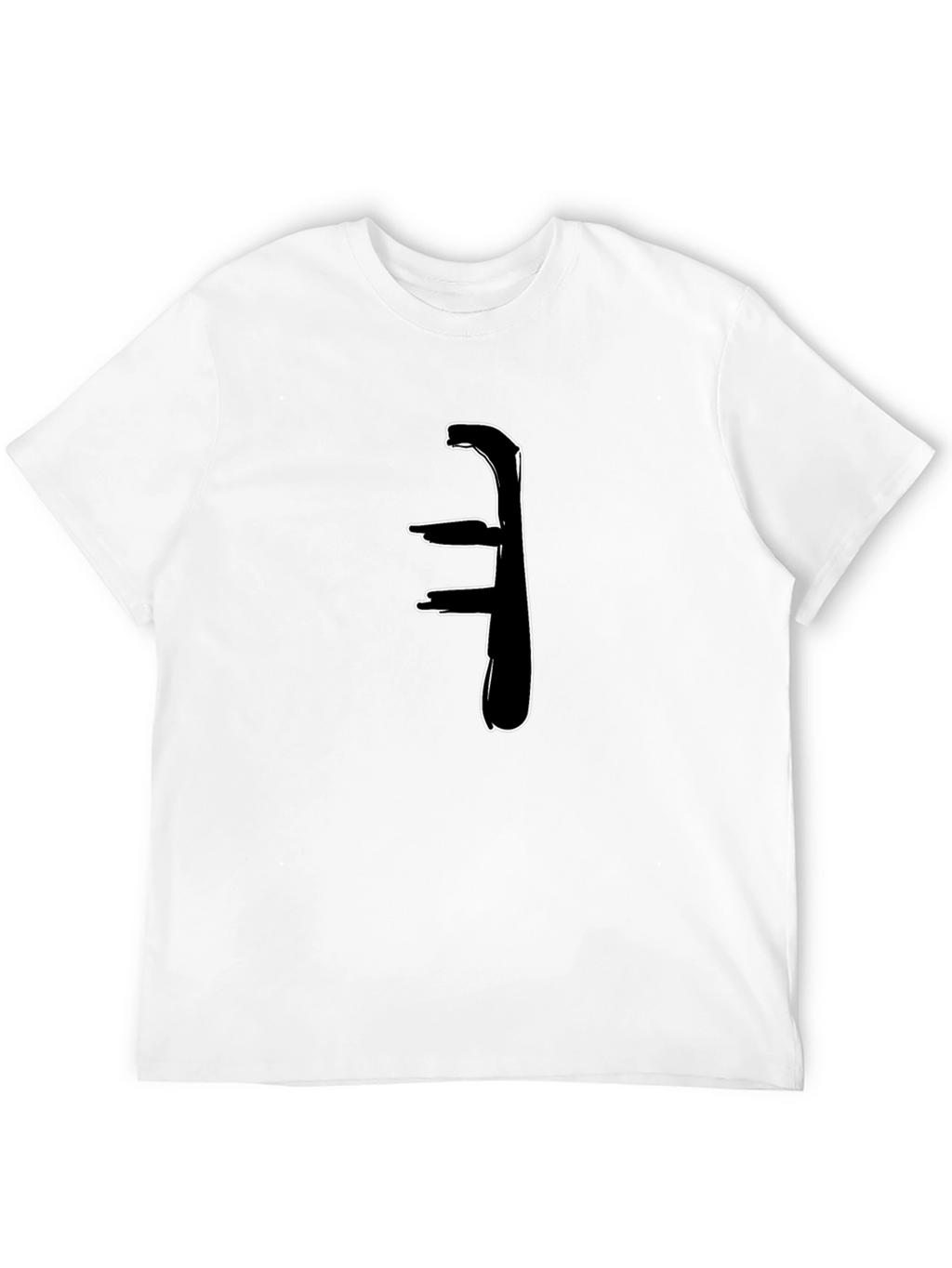 Abstract Black T-Shirt
