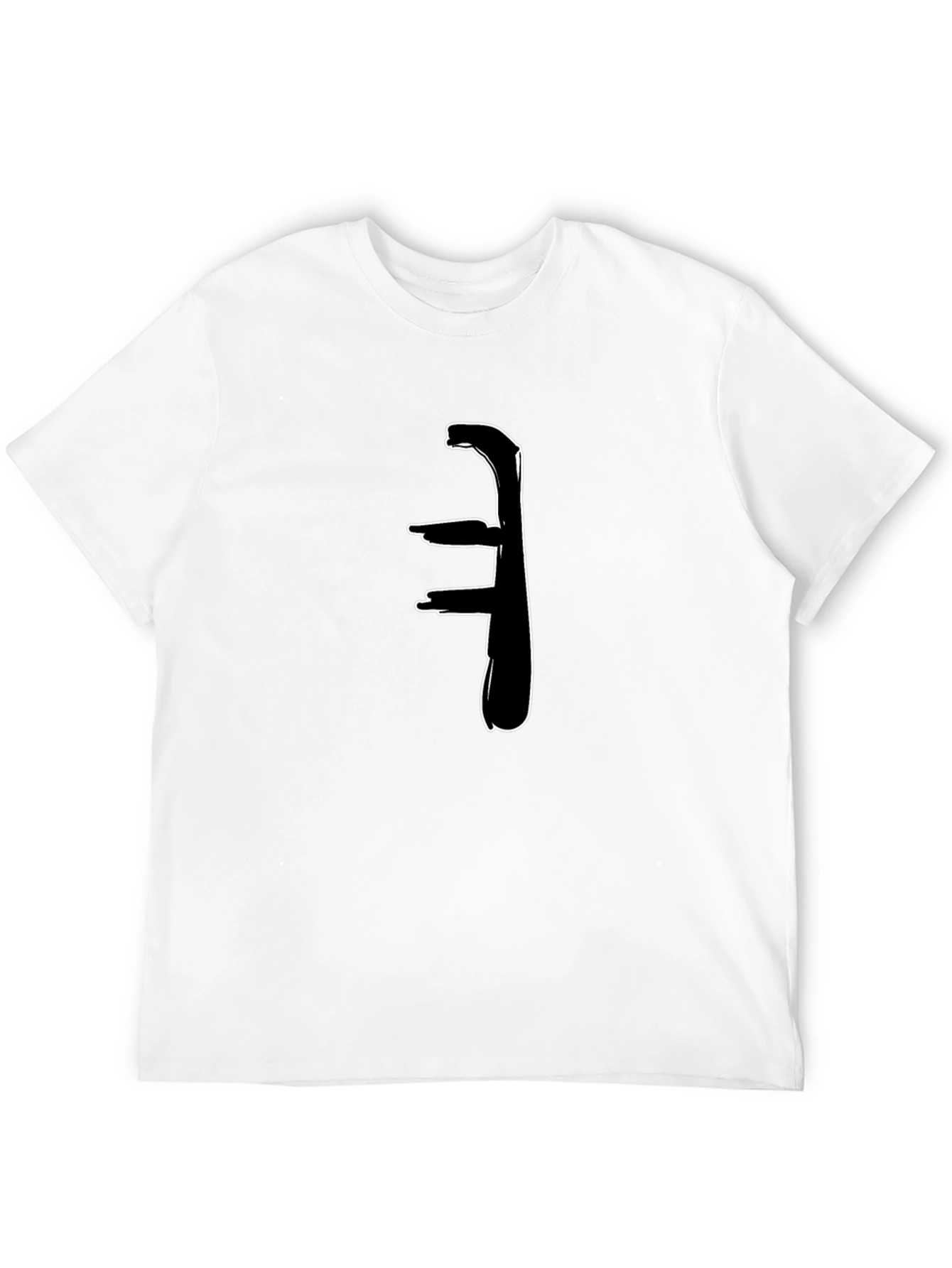 Abstract Black T-Shirt