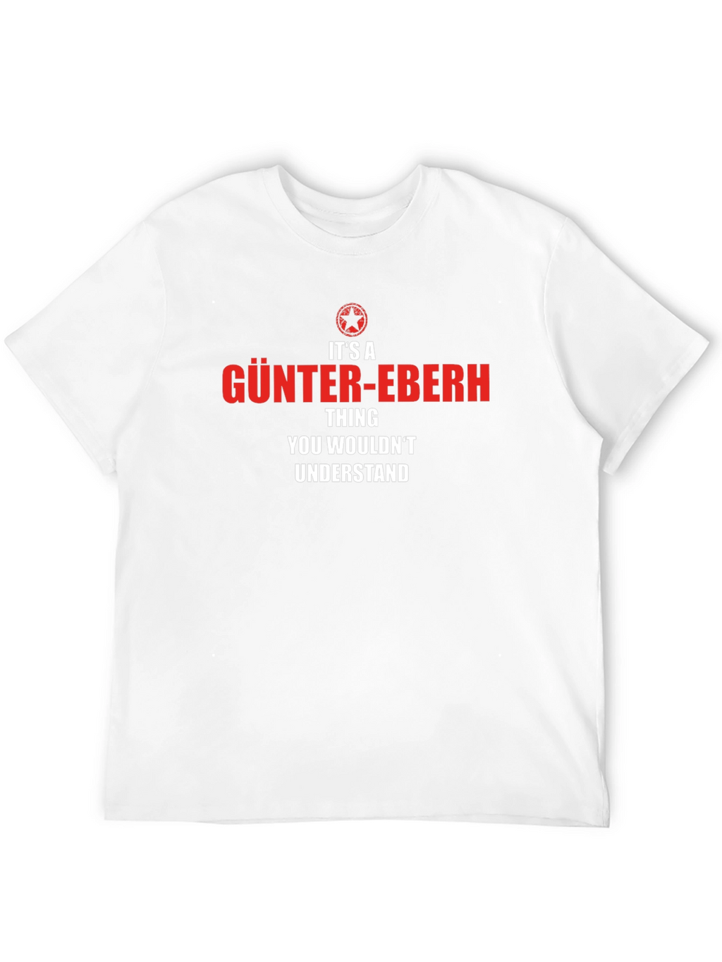 GÜNTER-EBERH Thing Black T-Shirt