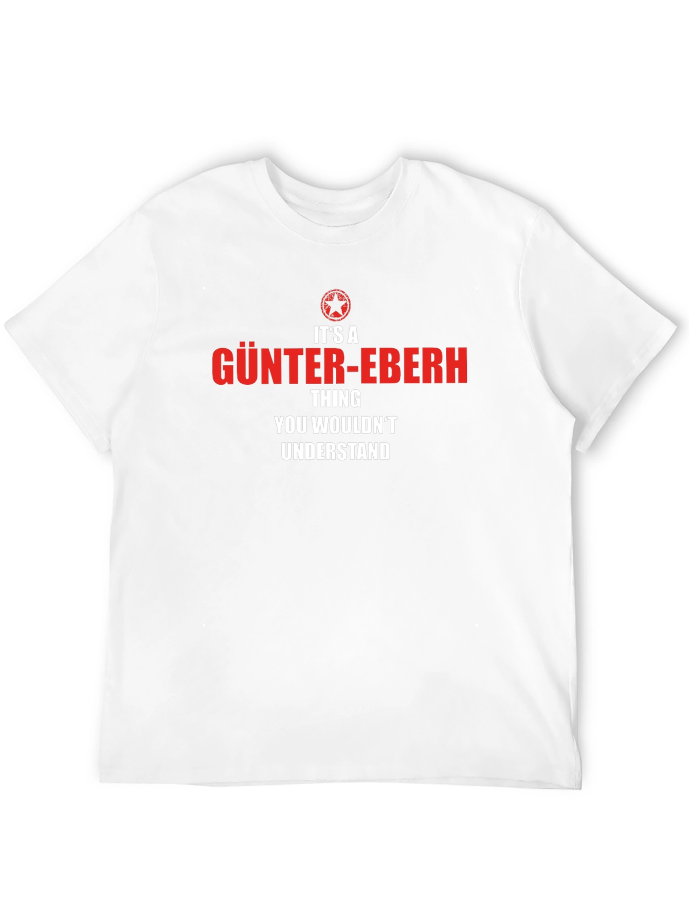 GÜNTER-EBERH Thing Black T-Shirt