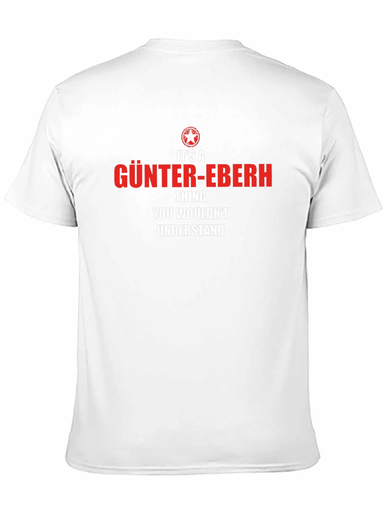 GÜNTER-EBERH Thing Black T-Shirt