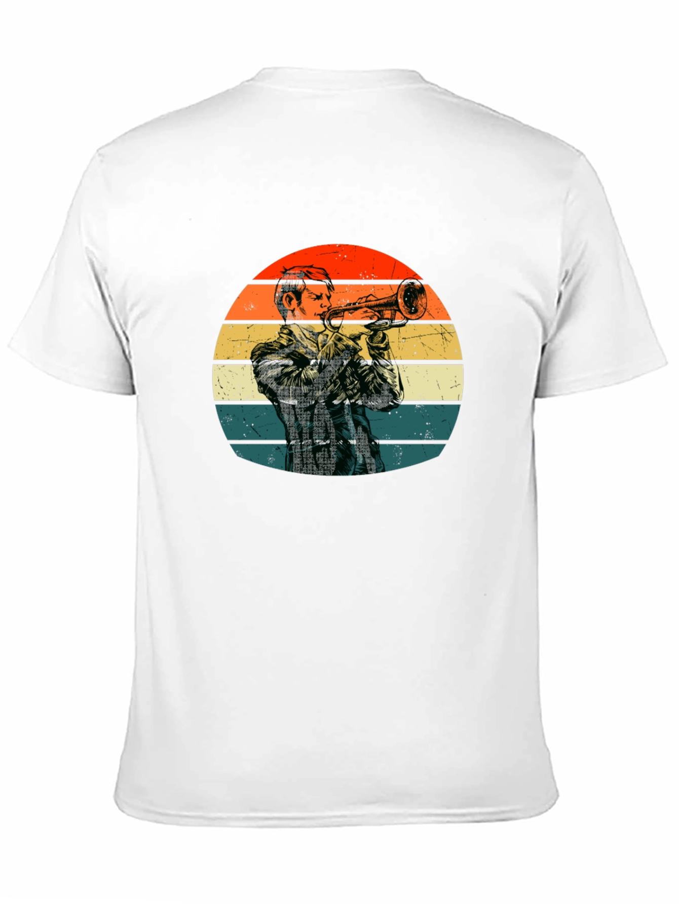 Retro Trumpet Player T-Shirt