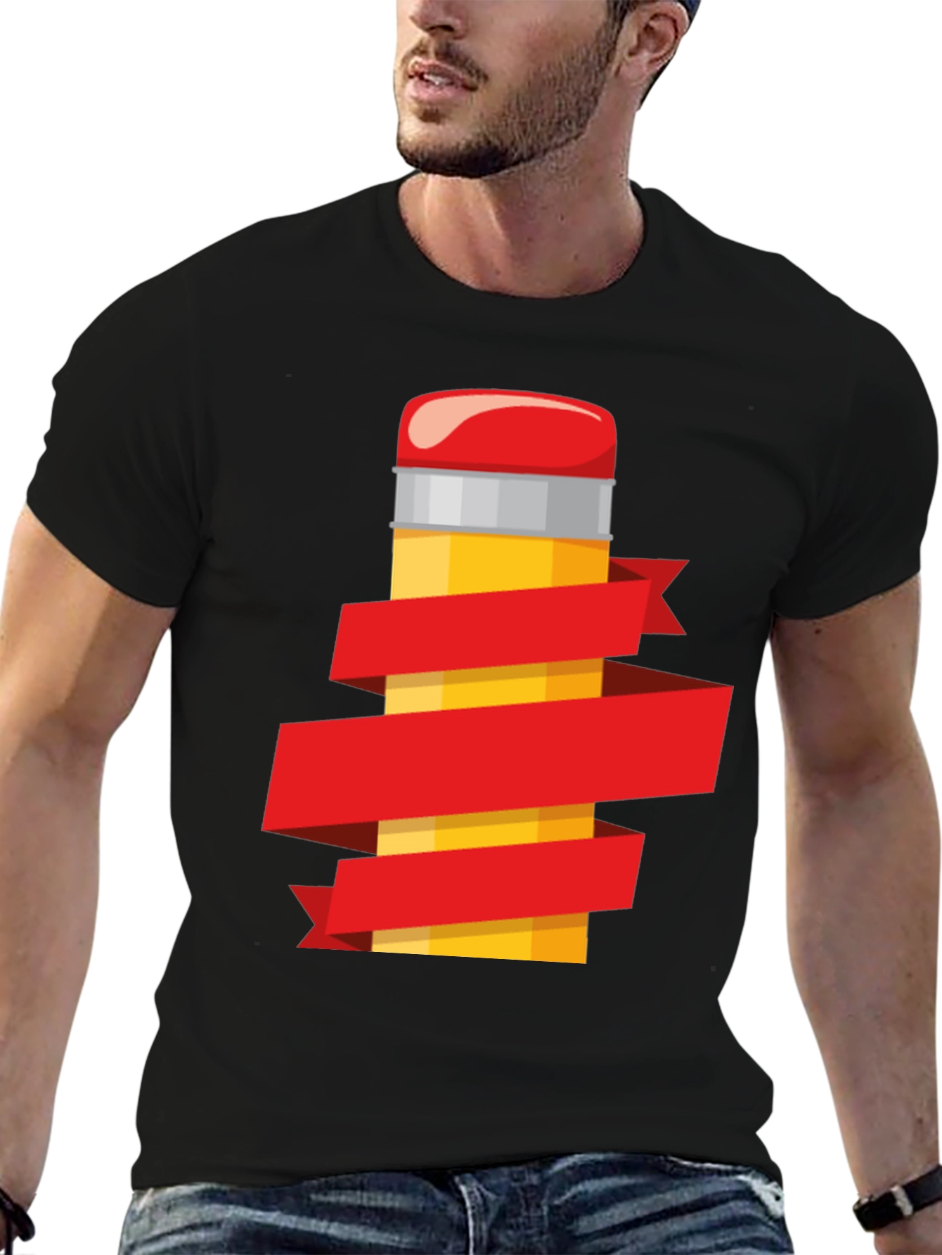 Pencil Graphic T-Shirt