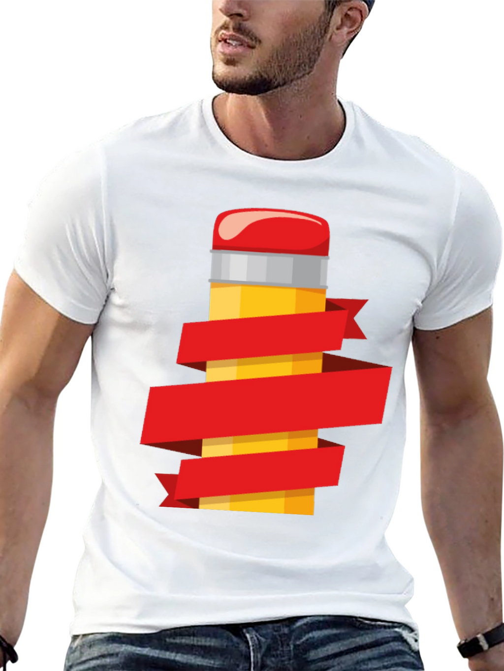 Pencil Graphic T-Shirt
