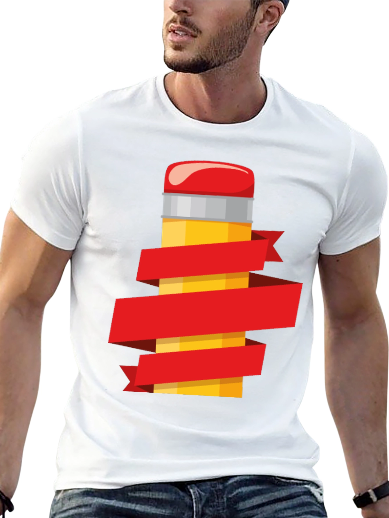 Pencil Graphic T-Shirt