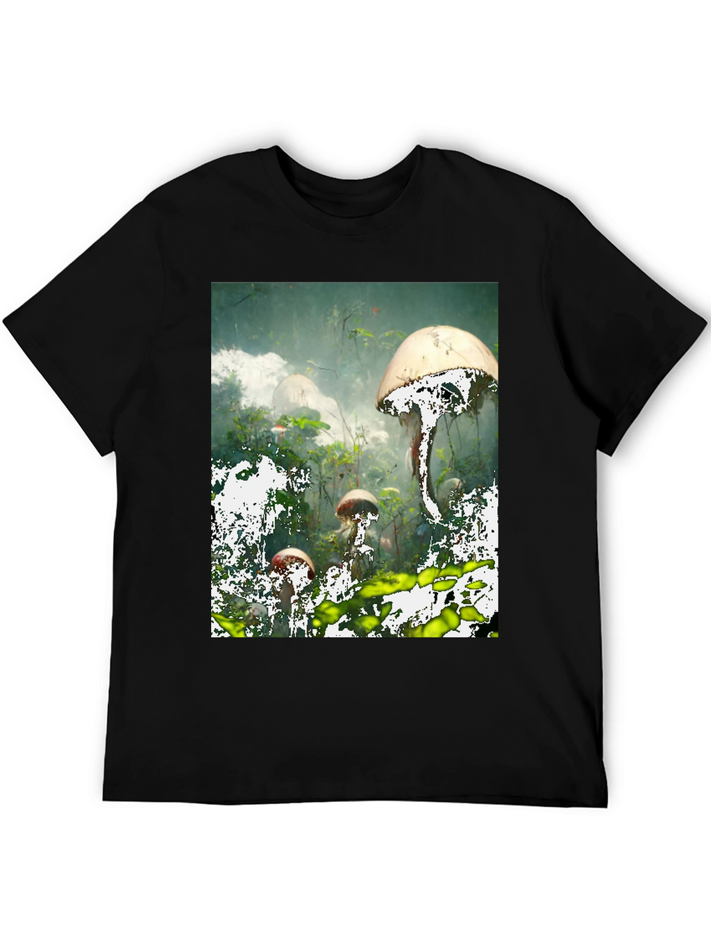 Mushroom Forest Graphic T-Shirt
